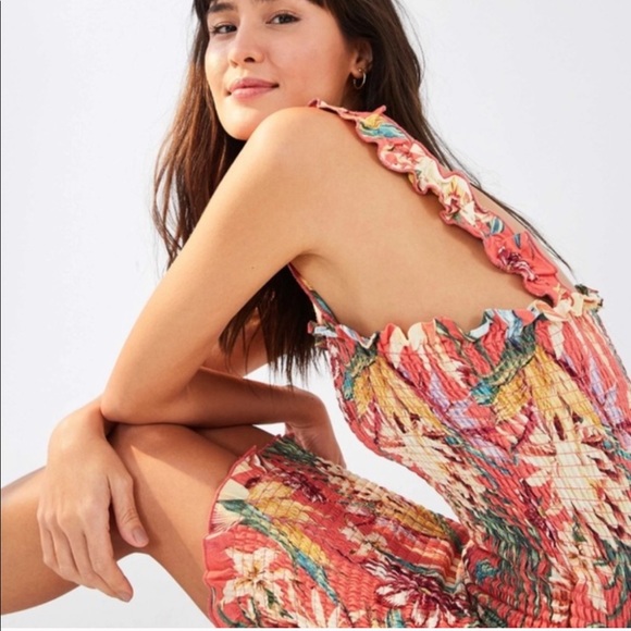 NWT FARM Rio Floral Mini Dress - Picture 2 of 6